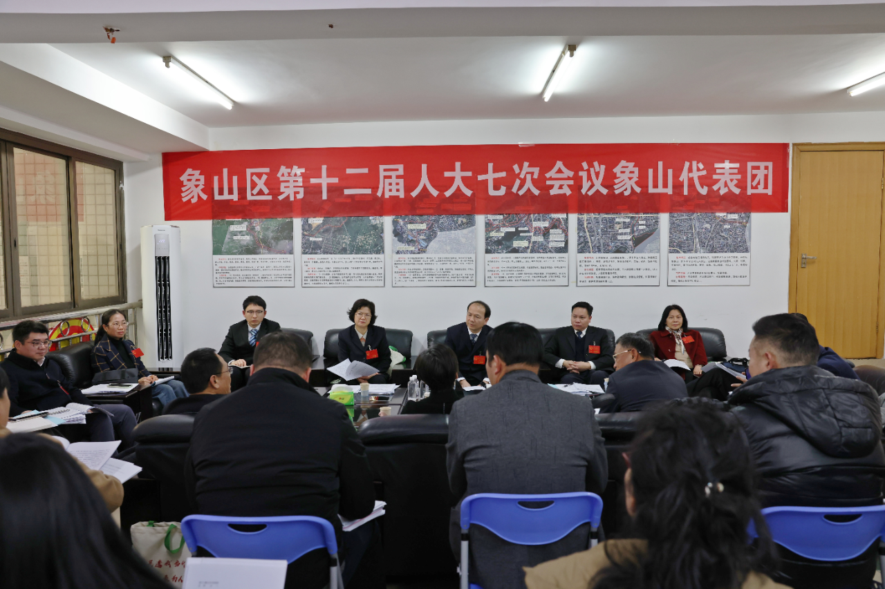 象山区人大代表分团审议 共谋发展良策